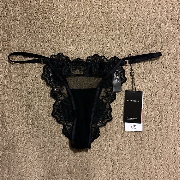 Bluebella Ina Open-Back Brief - Black - Size 12 - Picture 2 of 10